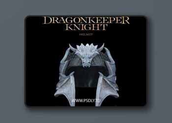 Dragonkeeper Knight Helmet – 3D Print