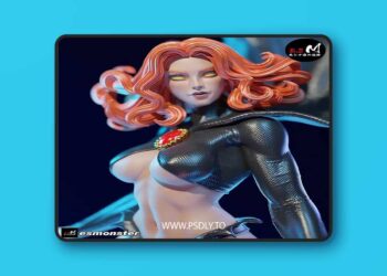 E.S Monster – Red Queen – 3D Print