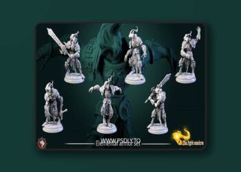 Elemental Armor Set – 3D Print