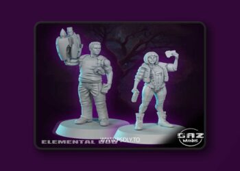 Elemental Duo Leelu and Korban – 3D Print