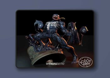 Fan Art – Venom Statue – 3D Print