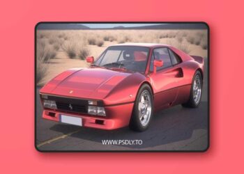 Ferrari 288 GTO 1984 3D Model