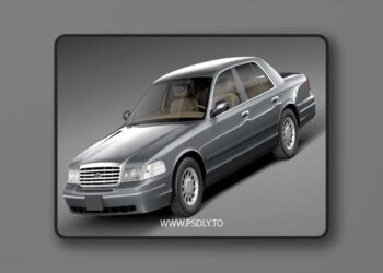 Ford Crown Victoria 1998 3D Model