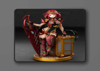 Gr8Tech – Xenoblade – Pyra – 3D Print
