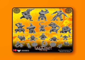 Haka Ogre Team 3D Print