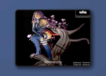 Hearun – Psylocke X-Men – 3D Print