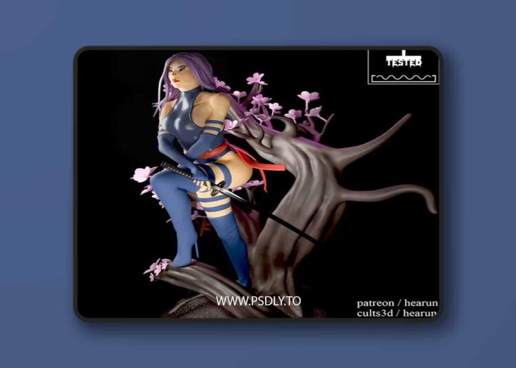 Hearun – Psylocke X-Men – 3D Print 1 Hearun – Psylocke X-Men – 3D Print