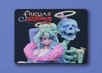 Honeko – Vtuber – Freyas Fantasys 3D Print