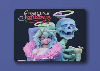 Honeko – Vtuber – Freyas Fantasys – 3D Print Model STL