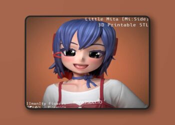 IImanIty Figures – Little Mita 3D Print 3D Model