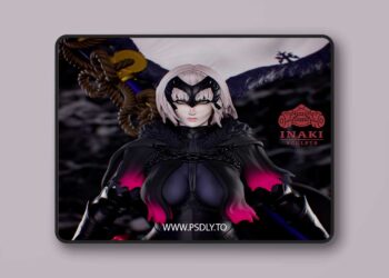 Inaki Sculpts – Jeanne Darc Alter – Fate Go – 3D Print Model STL