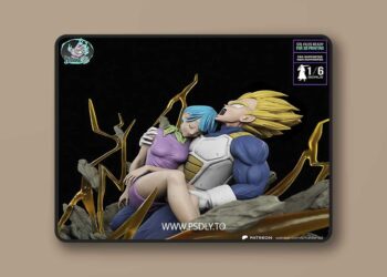 Kaidan 3D – Vegeta x Bulma – 3D Print