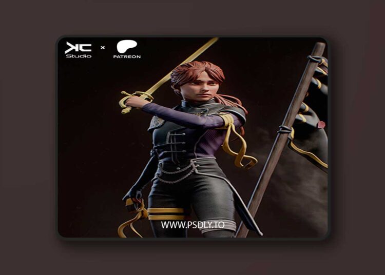 KcStudio – Maelle – Expedition 33 – 3D Print Model STL 1 KcStudio – Maelle – Expedition 33 – 3D Print Model STL