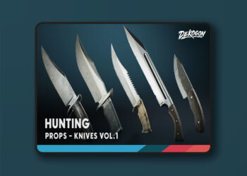 Knives VOL.1 - Hunting (4K Textured FPS Tactical Knives) (5.1+)