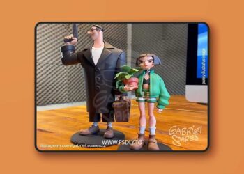 Leon and Matilda by Gabriel Soares – 3D Print