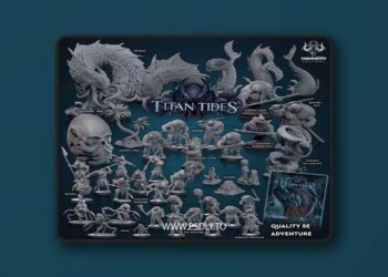 Mammoth Factory – Titan Tides Collection and 5e Adventure 3D Print