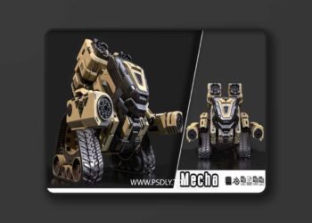 Mecha- War Robot 3D Model