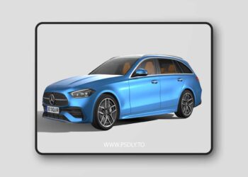 Mercedes-Benz C-Class Estate 2022 3D Model