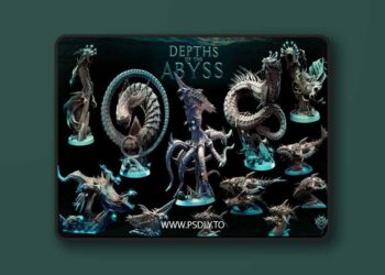 Mini Monster Mayhem – Depths of the Abyss 3D Print