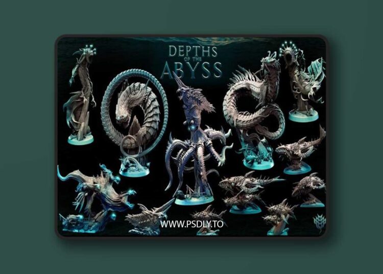 Mini Monster Mayhem – Depths of the Abyss 3D Print 1 Mini Monster Mayhem – Depths of the Abyss 3D Print