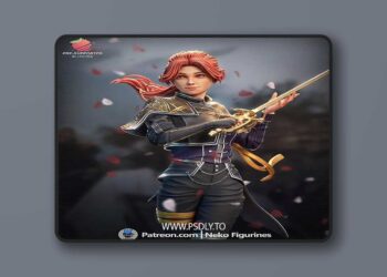 Neko Figurines – Expedition 33 – Maelle – 3D Print