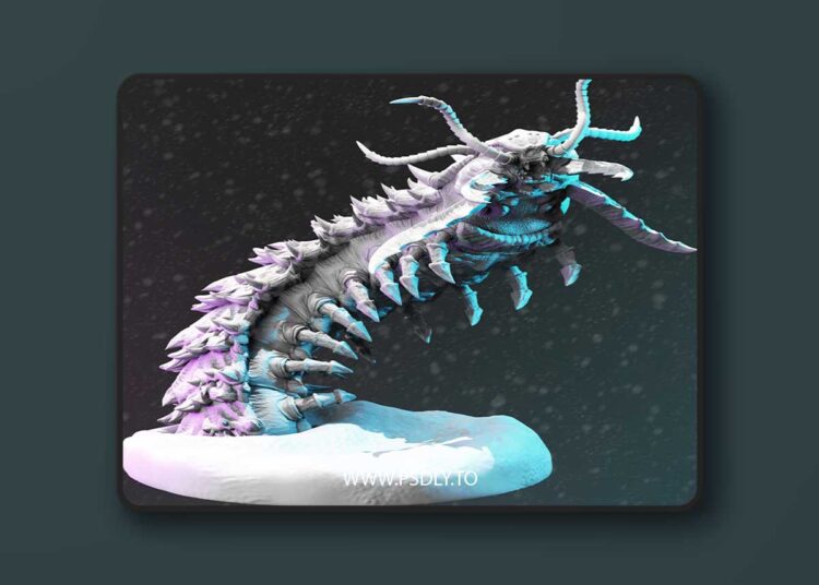 Nix Centipede – Giant Insectoid – 3D Print 1 Nix Centipede – Giant Insectoid – 3D Print