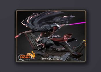 NomNom Figures – Darth Revan – Star Wars Knights of the Old Republic – 3D Print