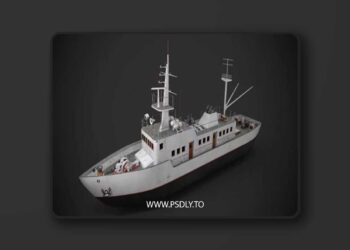 Old vessel 3D Model