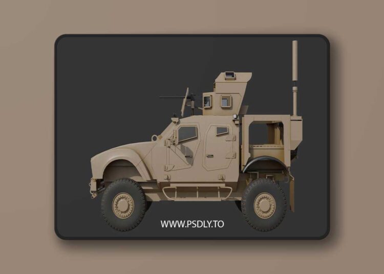 Oshkosh M-ATV Low-poly 3D Model Low-poly 3D Model 1 Oshkosh M-ATV Low-poly 3D Model Low-poly 3D Model