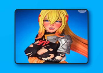 Peach Figure – KonoSuba – Darkness – 3D Print