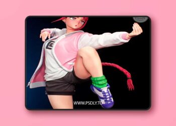 Peach Figure – Sakamoto Days – Lu Shaotang 3D Print