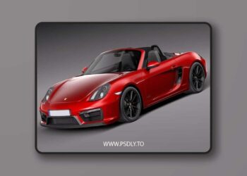 Porsche Boxster GTS 2015 3D Model