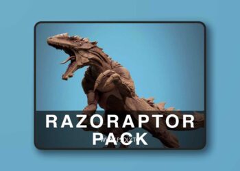 Rescale Miniatures – Razoraptor Pack – 3D Print