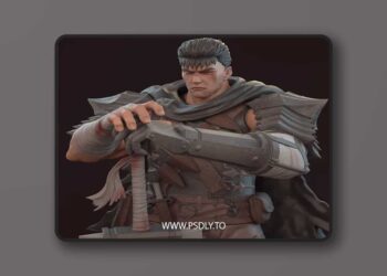 Rubim Figure – Berserk – Guts – 3D Print