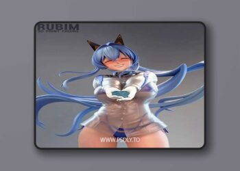 Rubim Figure – Nikke – Helm – 3D Print