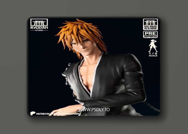 Ryodan Studio – Kurosaki Ichigo (Dangai) – 3D Print Model STL 1 Ryodan Studio – Kurosaki Ichigo (Dangai) – 3D Print Model STL