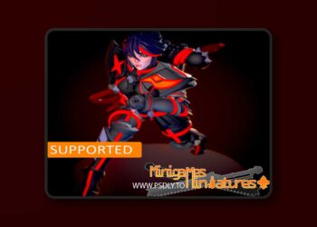 Ryuko Nun Anime Figurine – 3D Print