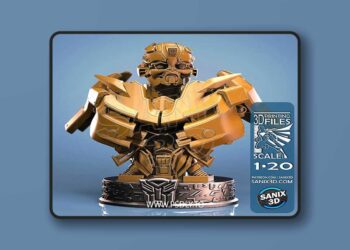 Sanix – BumbleBee Bust – 3D Print