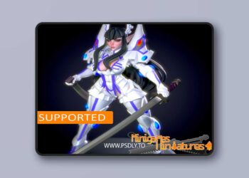Satsuki Avenger Anime Figurine – 3D Print