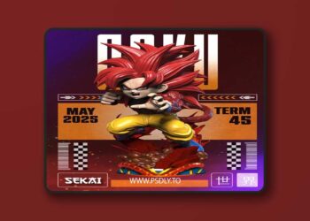 Sekai – Goku SSJ 4 Daima 3D Print 3D Model