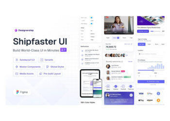 Shipfaster UI: Figma UI Kit & Design System