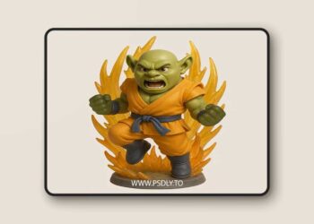 Shrek Goku 3D Print 3D Model