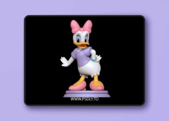SillyToys-–-Daisy-Duck-–-3D-Print