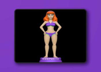 SillyToys – Daphne Blake Swimsuit Scooby Doo – 3D Print