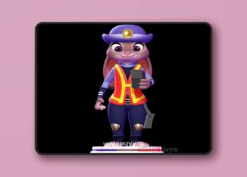SillyToys – Judy Hopps Meter Maid Zootopia – 3D Print