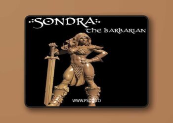 Sondra The Barbarian – 3D Print
