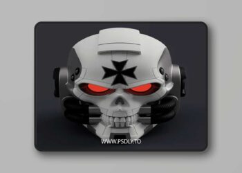 Space Marine Clergy Helmet – 3D Print