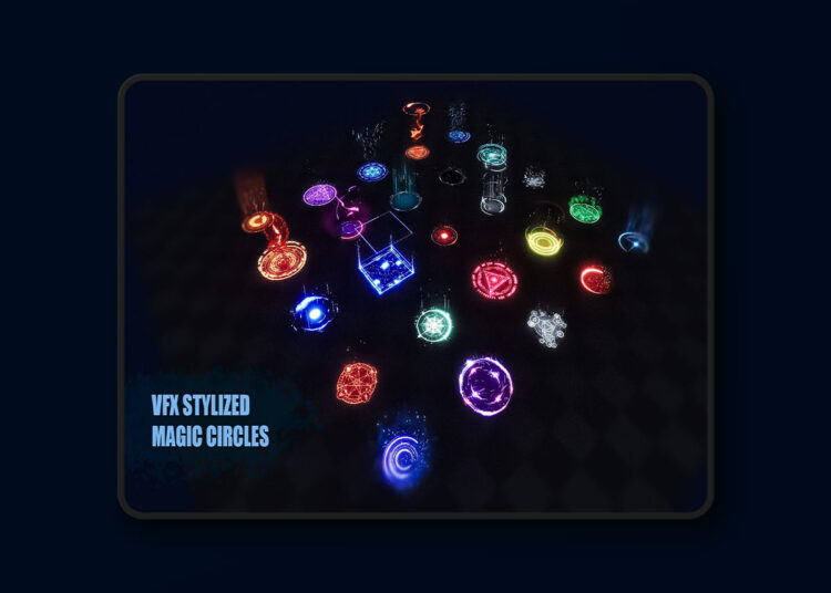 Stylized Magic Circles VFX (5.0+) 1 Stylized Magic Circles VFX (5.0+)