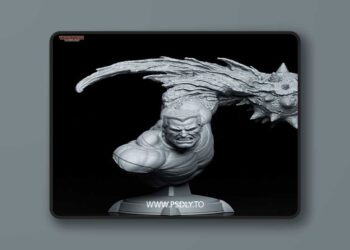 Tanuki Figures – Sandman Bust 3D Print