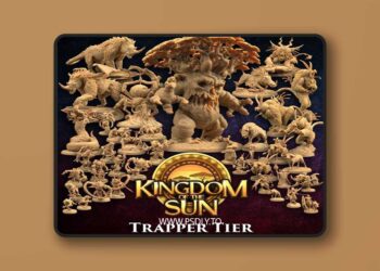 The Dragon Trappers Lodge – Kingdom of the Sun – Trapper Tier 3D Print